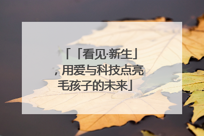 「看见·新生」，用爱与科技点亮毛孩子的未来