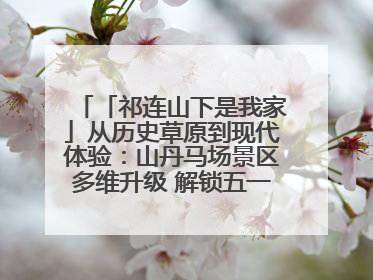「祁连山下是我家」从历史草原到现代体验：山丹马场景区多维升级 解锁五一文旅新玩法