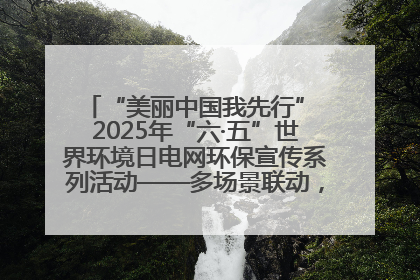 “美丽中国我先行” 2025年“六·五”世界环境日电网环保宣传系列活动——多场景联动，共筑生态发展新图景