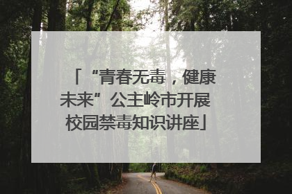 “青春无毒，健康未来”公主岭市开展校园禁毒知识讲座