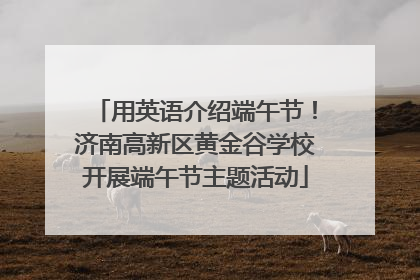 用英语介绍端午节！济南高新区黄金谷学校开展端午节主题活动