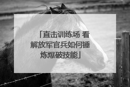 直击训练场 看解放军官兵如何锤炼爆破技能