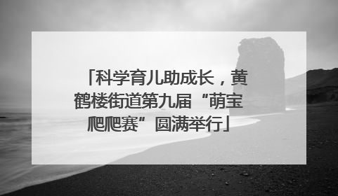 科学育儿助成长，黄鹤楼街道第九届“萌宝爬爬赛”圆满举行
