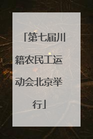 第七届川籍农民工运动会北京举行