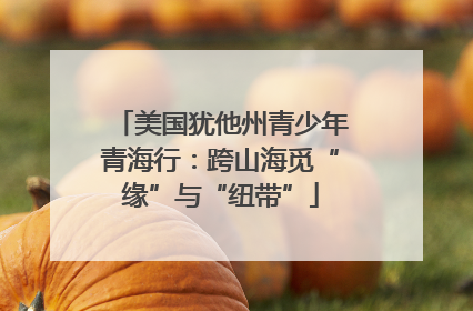 美国犹他州青少年青海行：跨山海觅“缘”与“纽带”