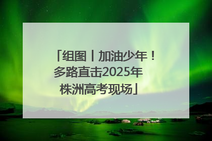 组图丨加油少年！多路直击2025年株洲高考现场
