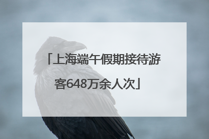 上海端午假期接待游客648万余人次