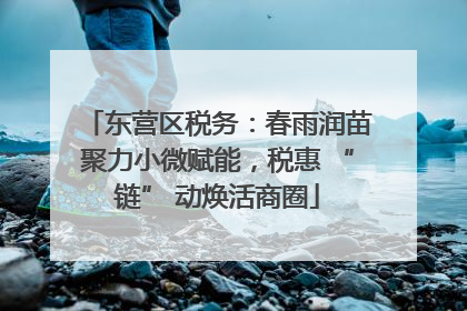 东营区税务：春雨润苗聚力小微赋能，税惠 “链” 动焕活商圈