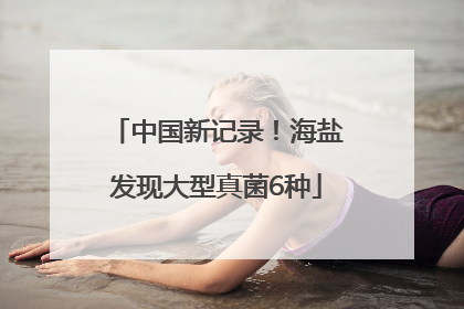 中国新记录！海盐发现大型真菌6种