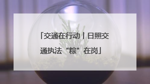 交通在行动丨日照交通执法“粽”在岗