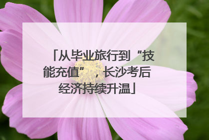 从毕业旅行到“技能充值”，长沙考后经济持续升温