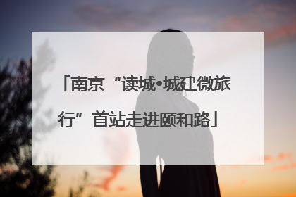 南京“读城•城建微旅行”首站走进颐和路