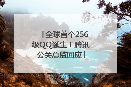 全球首个256级QQ诞生！腾讯公关总监回应