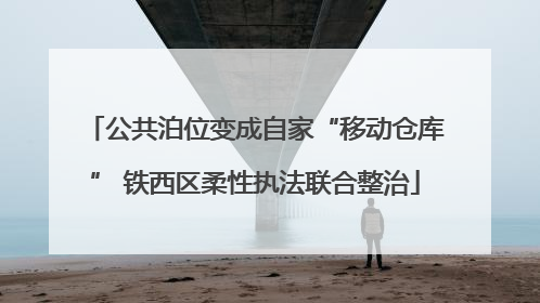 公共泊位变成自家“移动仓库” 铁西区柔性执法联合整治