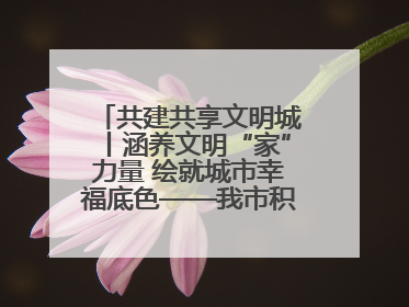共建共享文明城丨涵养文明“家”力量 绘就城市幸福底色——我市积极推进家庭家教家风建设工作综述