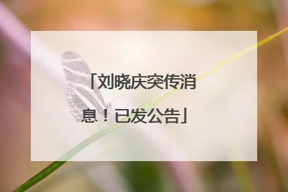刘晓庆突传消息！已发公告