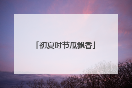 初夏时节瓜飘香