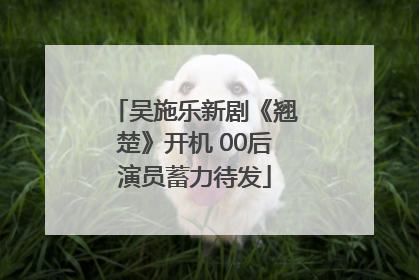 吴施乐新剧《翘楚》开机 00后演员蓄力待发