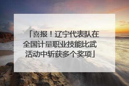 喜报！辽宁代表队在全国计量职业技能比武活动中斩获多个奖项