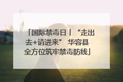 国际禁毒日丨“走出去+请进来” 华容县全方位筑牢禁毒防线