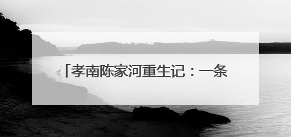孝南陈家河重生记：一条“幸福河”的生态蝶变