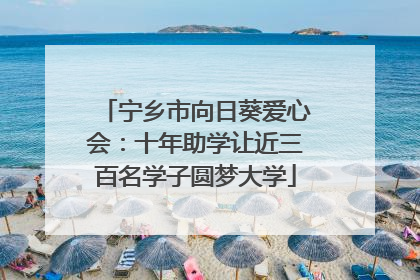 宁乡市向日葵爱心会：十年助学让近三百名学子圆梦大学
