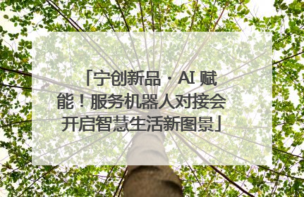 宁创新品・AI 赋能！服务机器人对接会开启智慧生活新图景