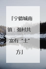 宁德城南镇：强村共富有“土”方