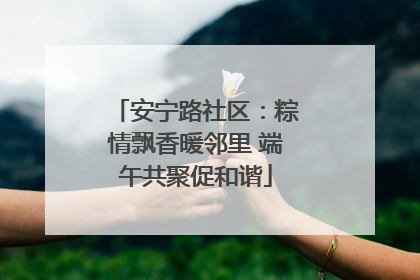 安宁路社区：粽情飘香暖邻里 端午共聚促和谐