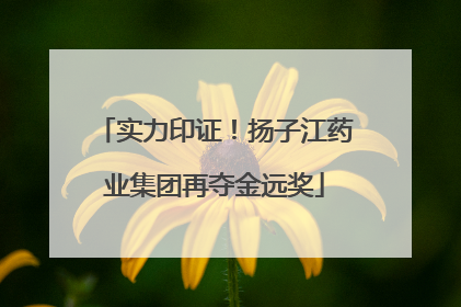 实力印证！扬子江药业集团再夺金远奖