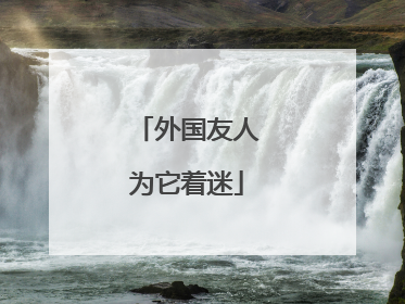 外国友人为它着迷