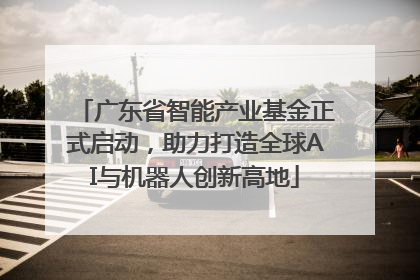 广东省智能产业基金正式启动，助力打造全球AI与机器人创新高地