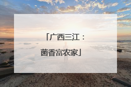 广西三江：菌香富农家
