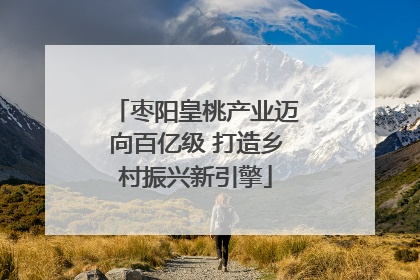 枣阳皇桃产业迈向百亿级 打造乡村振兴新引擎