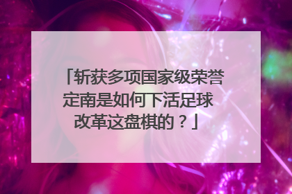 斩获多项国家级荣誉 定南是如何下活足球改革这盘棋的？