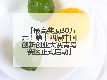 最高奖励30万元！第十四届中国创新创业大赛青岛赛区正式启动