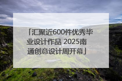 汇聚近600件优秀毕业设计作品 2025南通创意设计周开幕