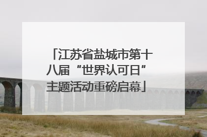 江苏省盐城市第十八届“世界认可日”主题活动重磅启幕