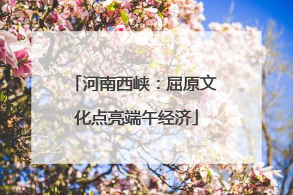 河南西峡：屈原文化点亮端午经济