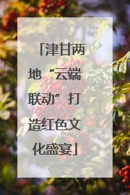 津甘两地“云端联动”打造红色文化盛宴