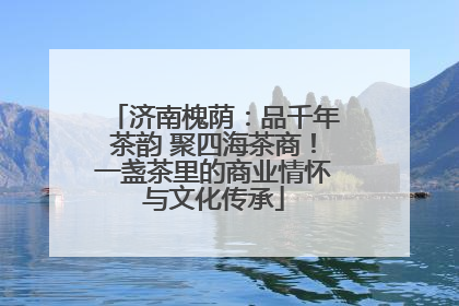 济南槐荫：品千年茶韵 聚四海茶商！一盏茶里的商业情怀与文化传承