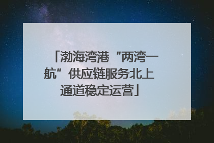 渤海湾港“两湾一航”供应链服务北上通道稳定运营