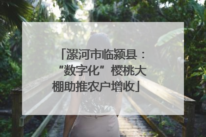 漯河市临颍县：“数字化”樱桃大棚助推农户增收