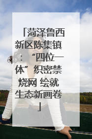 菏泽鲁西新区陈集镇：“四位一体”织密禁烧网 绘就生态新画卷