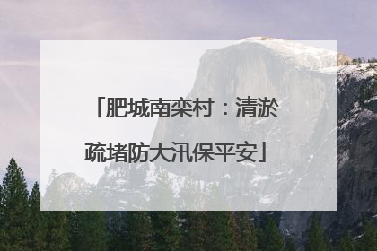 肥城南栾村：清淤疏堵防大汛保平安