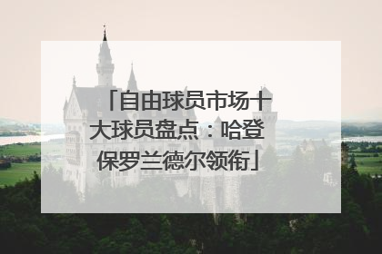 自由球员市场十大球员盘点：哈登保罗兰德尔领衔