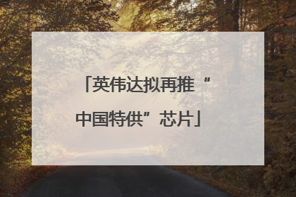 英伟达拟再推“中国特供”芯片