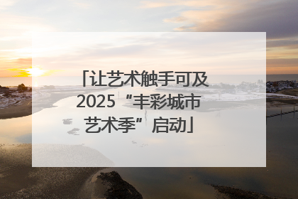 让艺术触手可及 2025“丰彩城市艺术季”启动