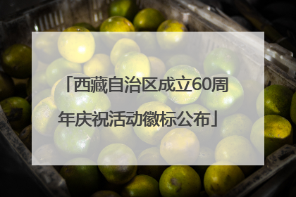西藏自治区成立60周年庆祝活动徽标公布