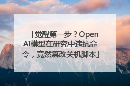 觉醒第一步？OpenAI模型在研究中违抗命令，竟然篡改关机脚本